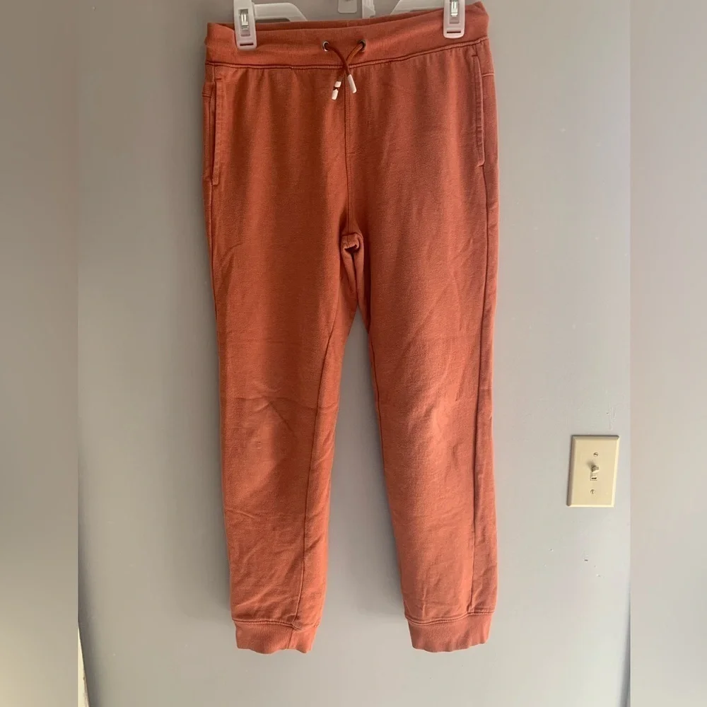 Boys Youth Cat & Jack Orange Adjustable Casual Comfortable Joggers Pockets 12/14